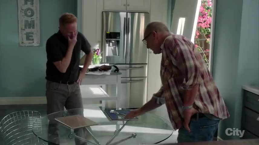 Clip of quote: or the clear pane Cam picked?