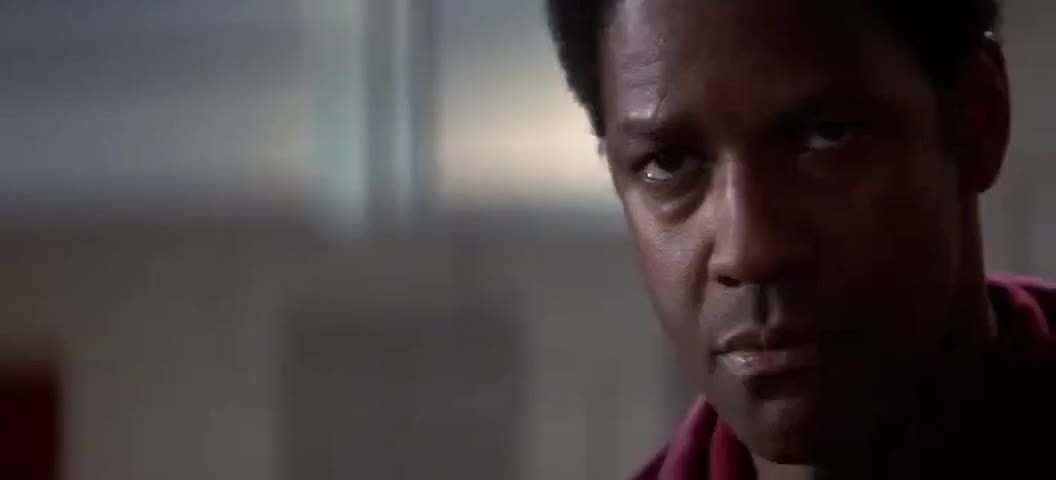 Clip of quote: Let me tell you something. You don't let anything ...