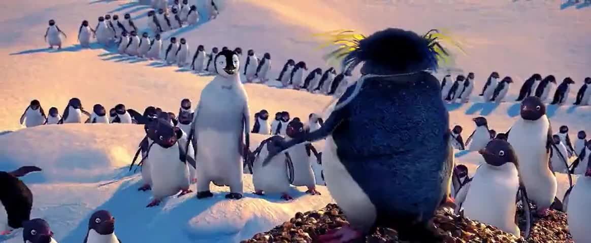 Clip of quote: - That's it. Don't be scared. - Gentleman, please! One at a time.