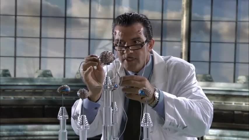 Clip of quote: Nobody touch the brain. The fifth brain.