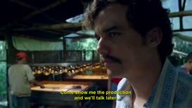 Clip of quote: Pablo couldn't hide his success from his friends.