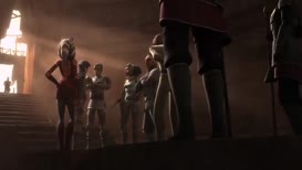 Clip of quote: The highlands may slow down the droids,