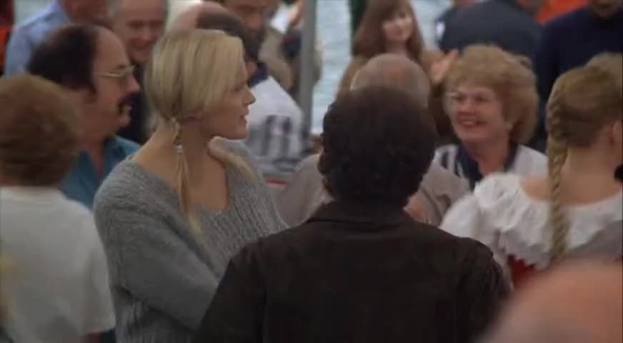 Clip of quote: Handsome Hans will fit right in Slippery's bar!