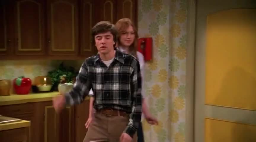 Clip of quote: And I can't go home because Red thinks I'm over at Fez's. What-