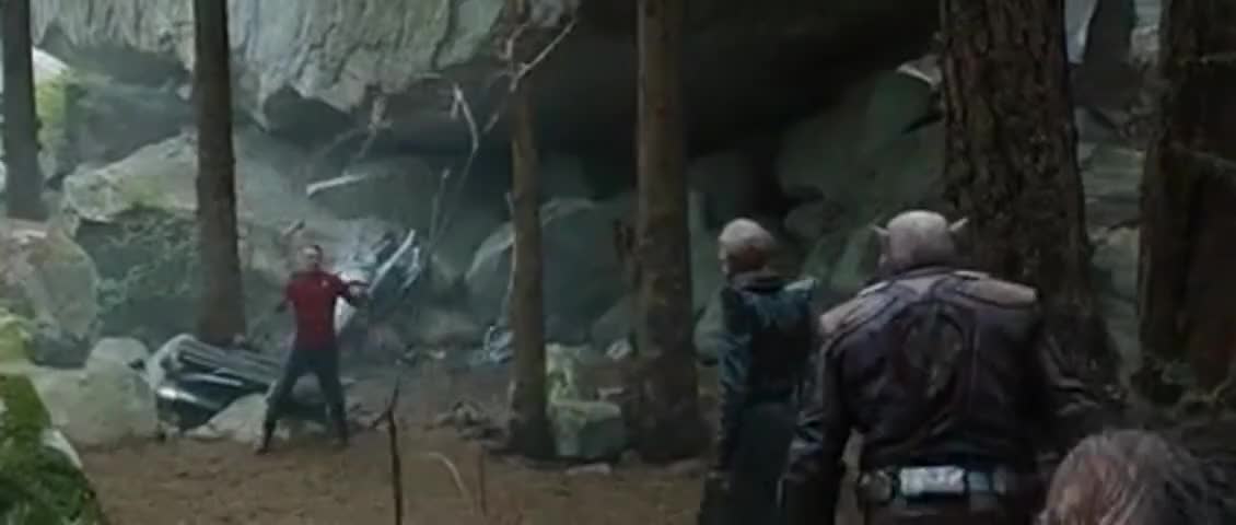 Clip of quote: When you crash on an alien planet, but you want to see if there are any prequel Fans there