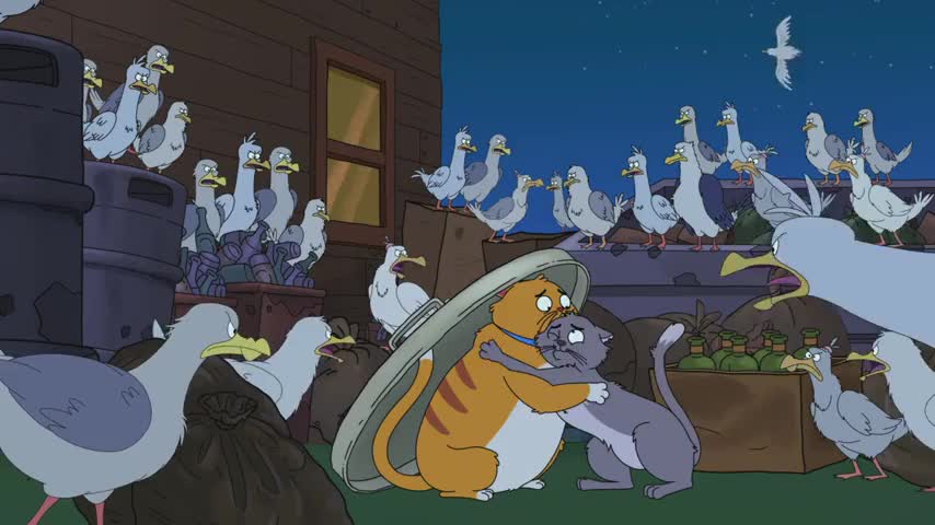 Clip of quote: I guess the hunger of two cats