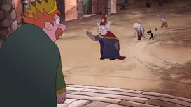 Clip of quote: Your Highness, I have good news and bad news.