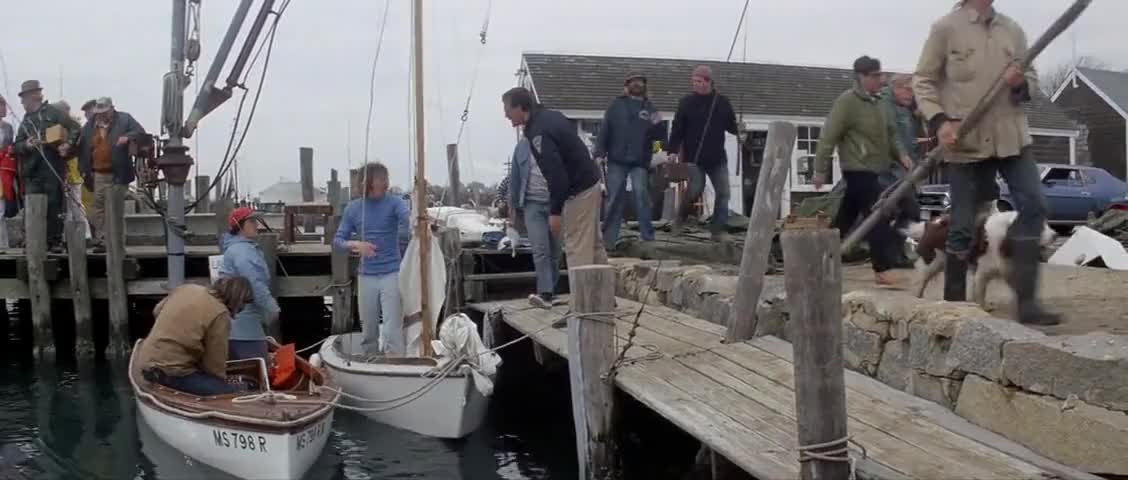 Clip of quote: Don't raise sail, you're going to luff it. You got a paddle?