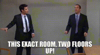 Image of This exact room, two floors up!