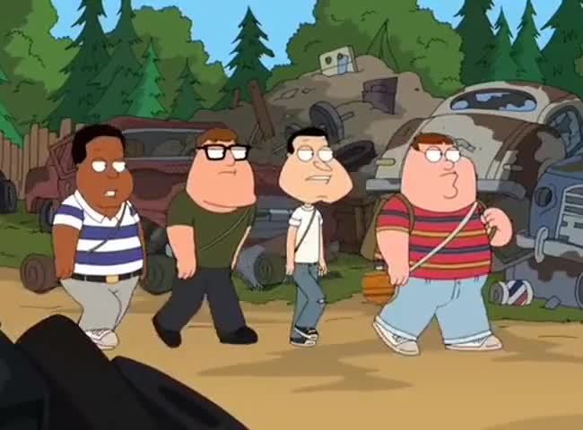 Clip of quote: Hey! What are you kids doing?