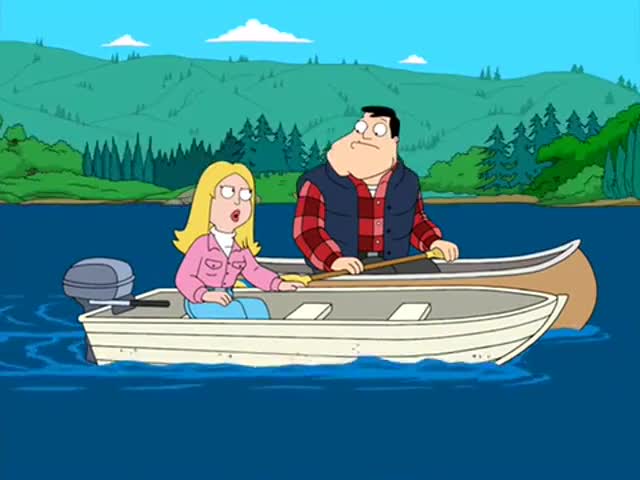 Clip of quote: - Where the hell are you going? - You're gonna laugh.