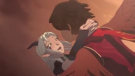 Clip of quote: -Callum! But how did you-- -'Cause I love you, Rayla.