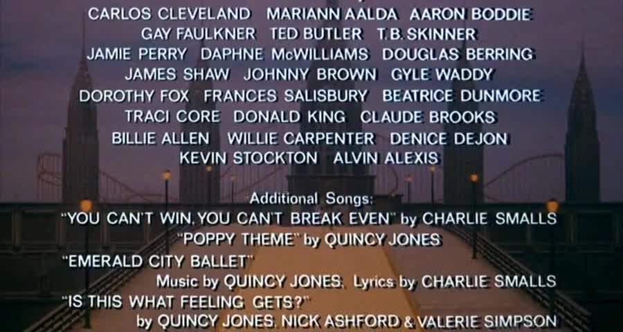 Clip of quote: # Come on, ease on down ease on down, down the road #