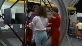Clip of quote: as a shuttle pilot.