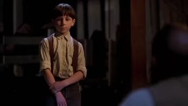 Clip of quote: You don't talk like a bum.