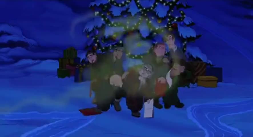 Clip of quote: ♪ i hate folks who think reindeer are cute ♪