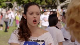 Clip of quote: Ooh, the paper's here. Okay, everybody, hold hands and sing.