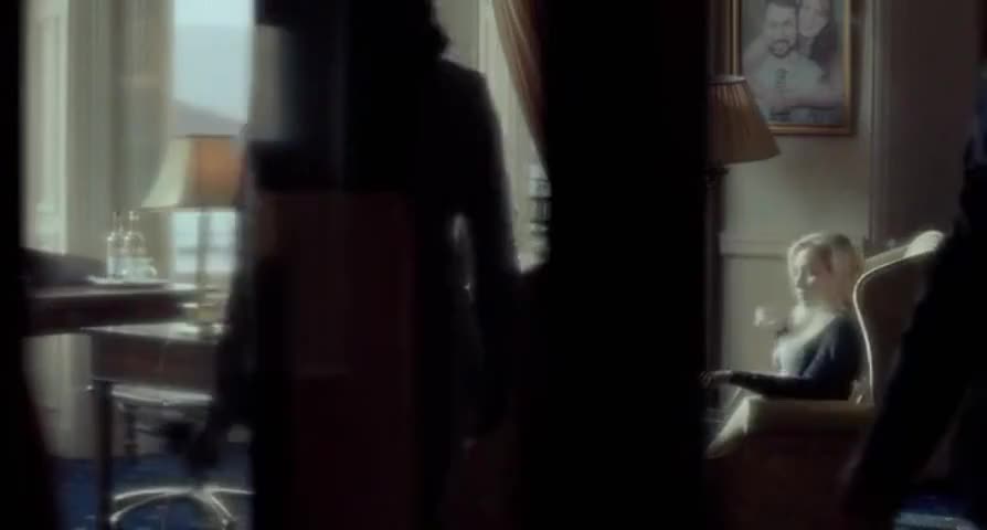 Clip of quote: Morning, ladies.