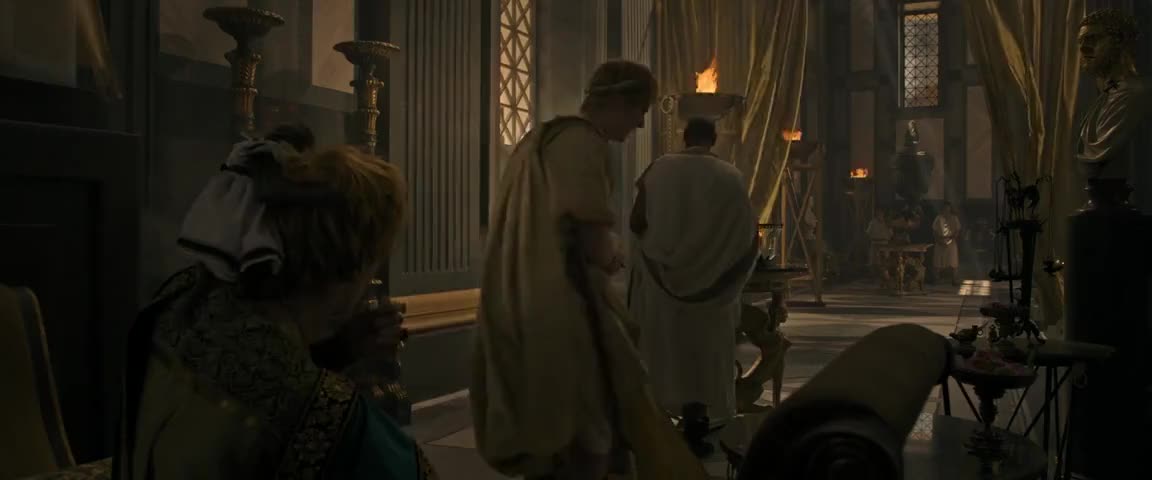 Clip of quote: Filthy ape![monkey squeaking in fear]