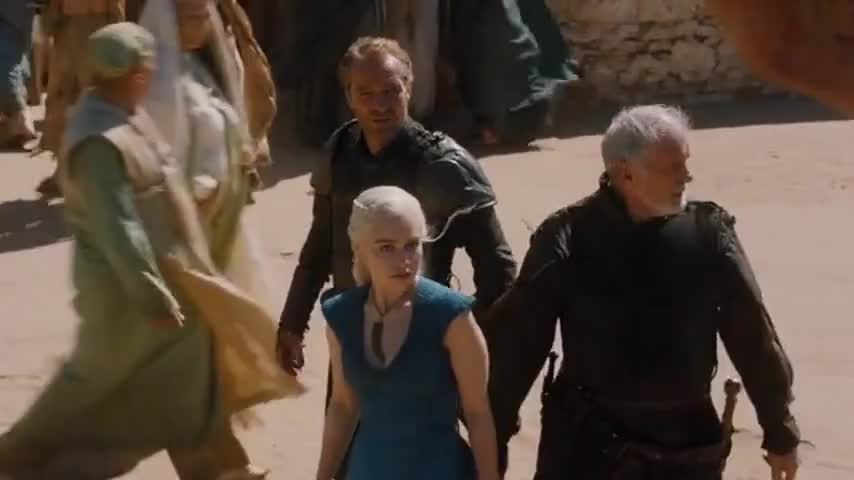 Clip of quote: Give me your water.