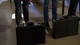 Clip of quote: Those briefcases contain my money.