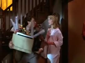 Clip of quote: Dad, don't forget my dress from the cleaners, Nick's allergy pills...