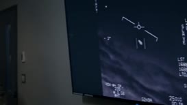 Clip of quote: in the Strait of Hormuz engaged an unidentified aircraft.
