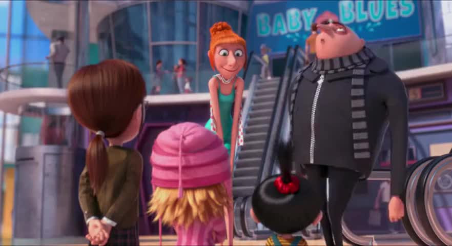 Clip of quote: This is Despicable Me 3 Gru introduces Lucy to the three girls