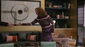 Clip of quote: -Um, how am I feeling? -[both] What?