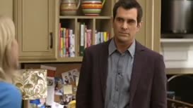 Clip of quote: Teach Haley to use the remote, and then I'll apologize.