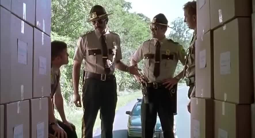 Clip of quote: - And pull your heads out of each other's asses, would ya? - Language.