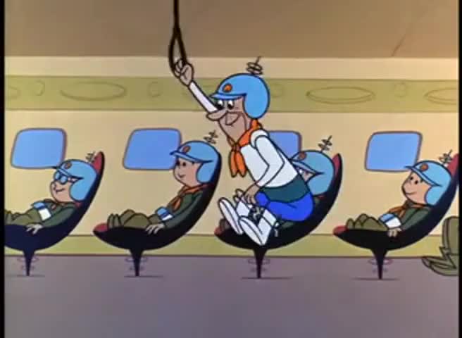 Clip of quote: Okay, Cubs. Prepare for weightlessness.