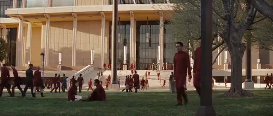 Clip of quote: (CADETS CHATTERING)