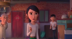 Clip of quote: Hey, Mom. So, uh, surprise!