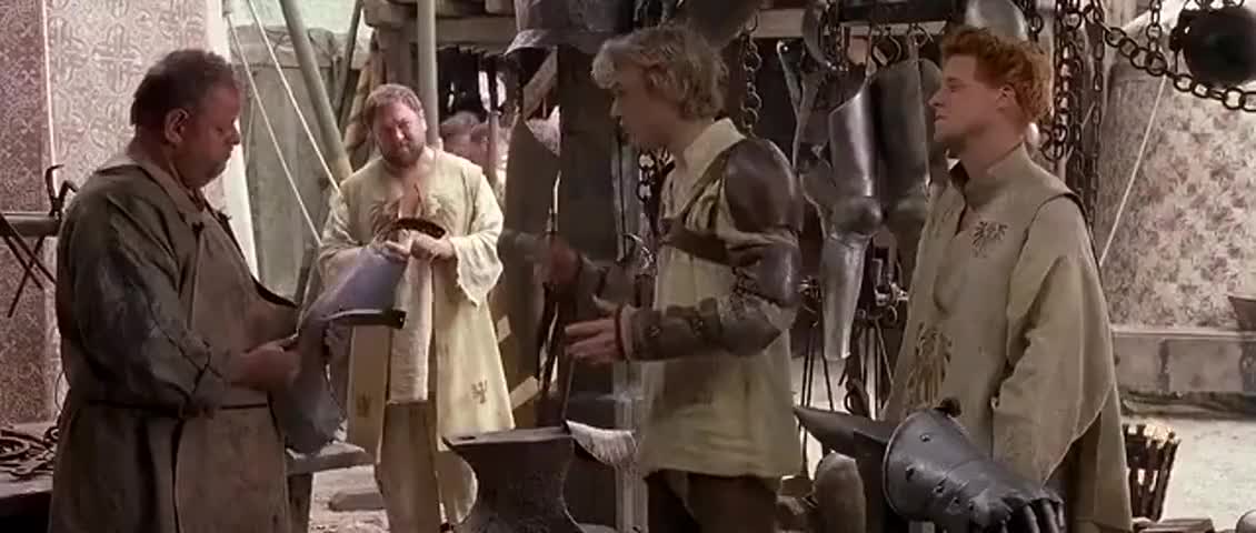 Clip of quote: -...but I promise I will, just as.. -No! Money.