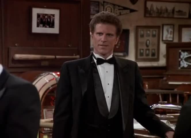 Clip of quote: Shouldn't you be home Getting dressed?