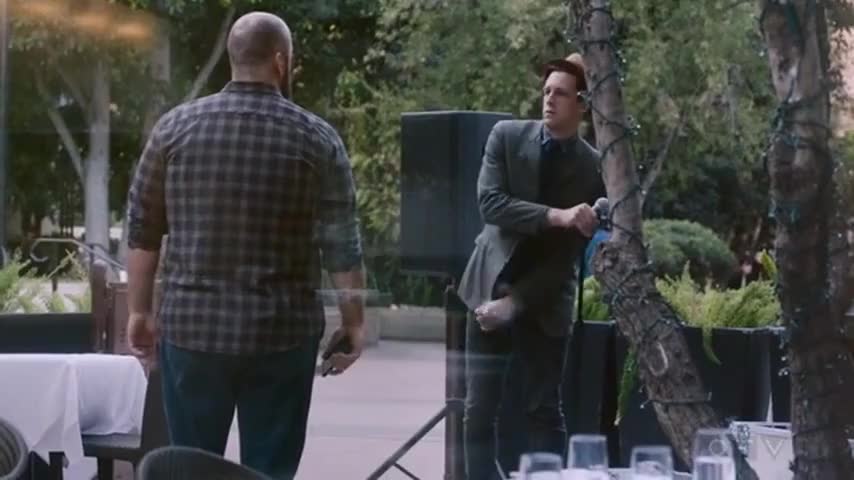 Clip of quote: She got sick in the middle of set or something.