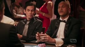 Clip of quote: Pair of kings. Oh, good lord.