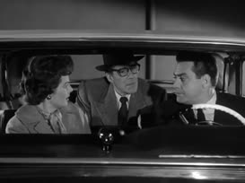 Clip of quote: Yes, the evening papers say I'm being sought.