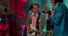 Clip of quote: Best guitar player in the world No lessons, thank you very much, pop!