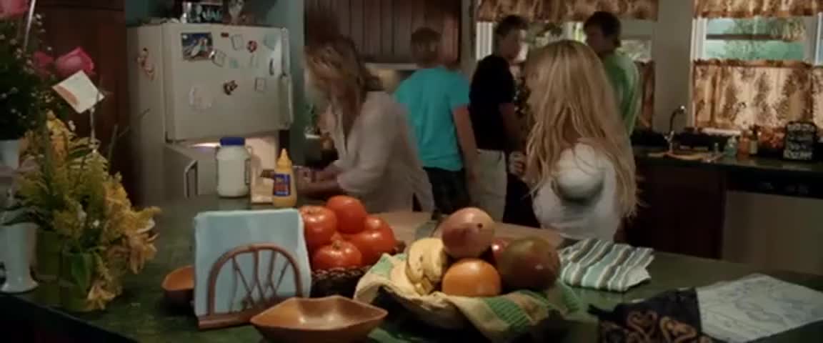Clip of quote: -Sorry, Mom. -it's okay.