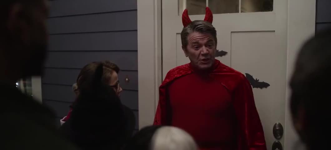 Clip of quote: You all trick-or-treating tonight?