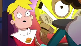 Clip of quote: - Ah! - I get it. He's your son.