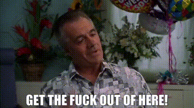 YARN | Get the fuck out of here! | The Sopranos (1999) - S01E03 Drama |  Video gifs by quotes | a98832ab | 紗