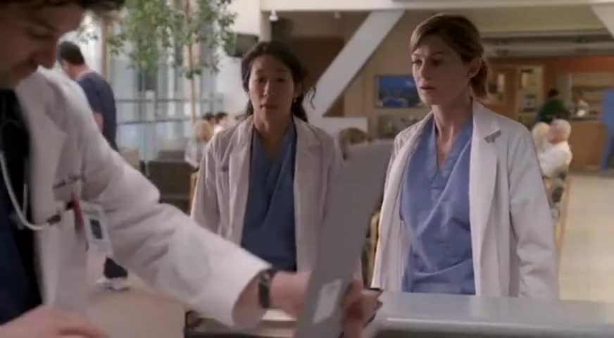 Clip of quote: Dr. Shepherd, you'd said that you'd pick someone to scrub in if we helped?