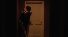 Clip of quote: - With another person. Really? - Nope. Me either. Yeah.