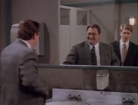 Clip of quote: Oh, so he's staying on to train me, is that it?