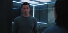 Clip of quote: - Office, lights up. - [OFFICE SYSTEM] Raising.