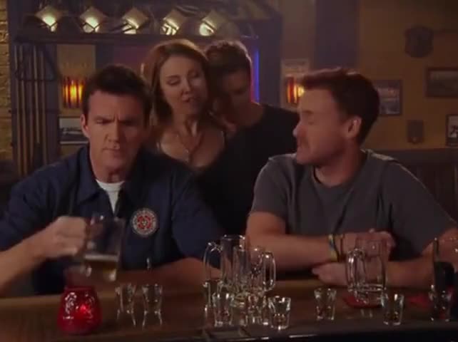 Clip of quote: Say good night to your girlfriend. He'll be here tomorrow.