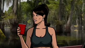Clip of quote: Not swamp water, you ass. Bottled.